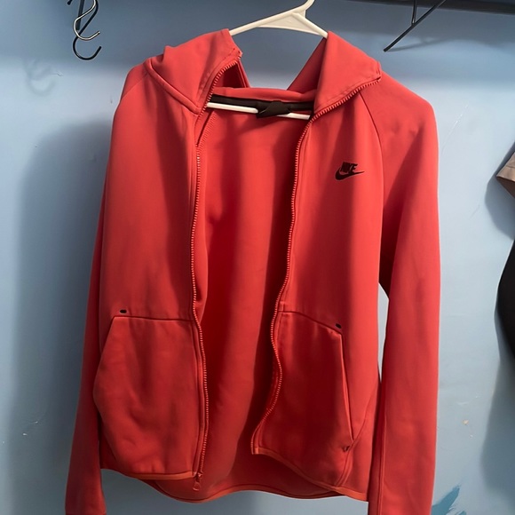 Nike | Jackets u0026 Coats | Mens Peach Nike Tech Suit | Poshmark
